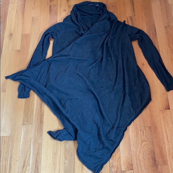 Moda International Sweaters - Multi-way wear grey cardigan